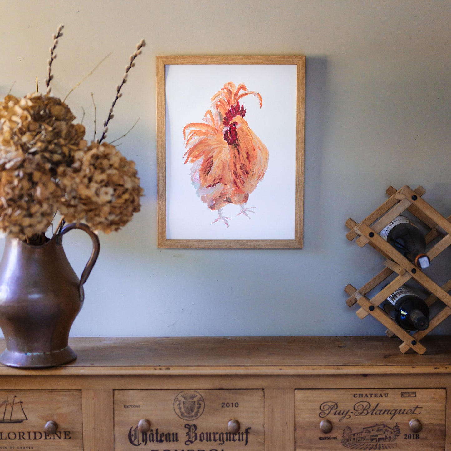 Buff Orpington Acrylic Giclée Print