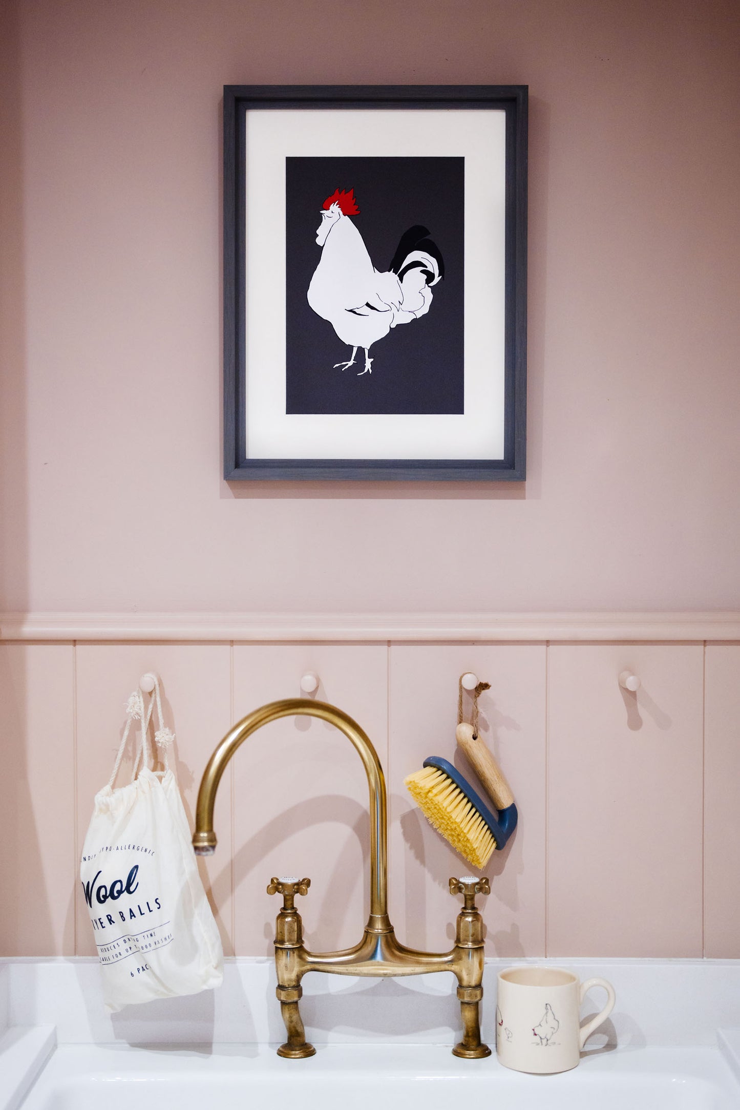 Grey Hen Giclée Print