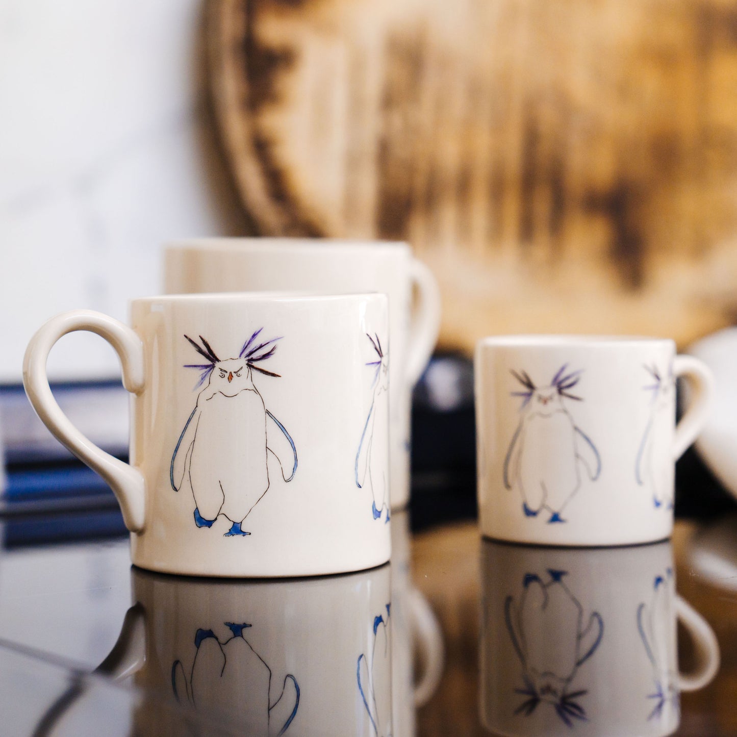 Rockhopper Penguin Mugs