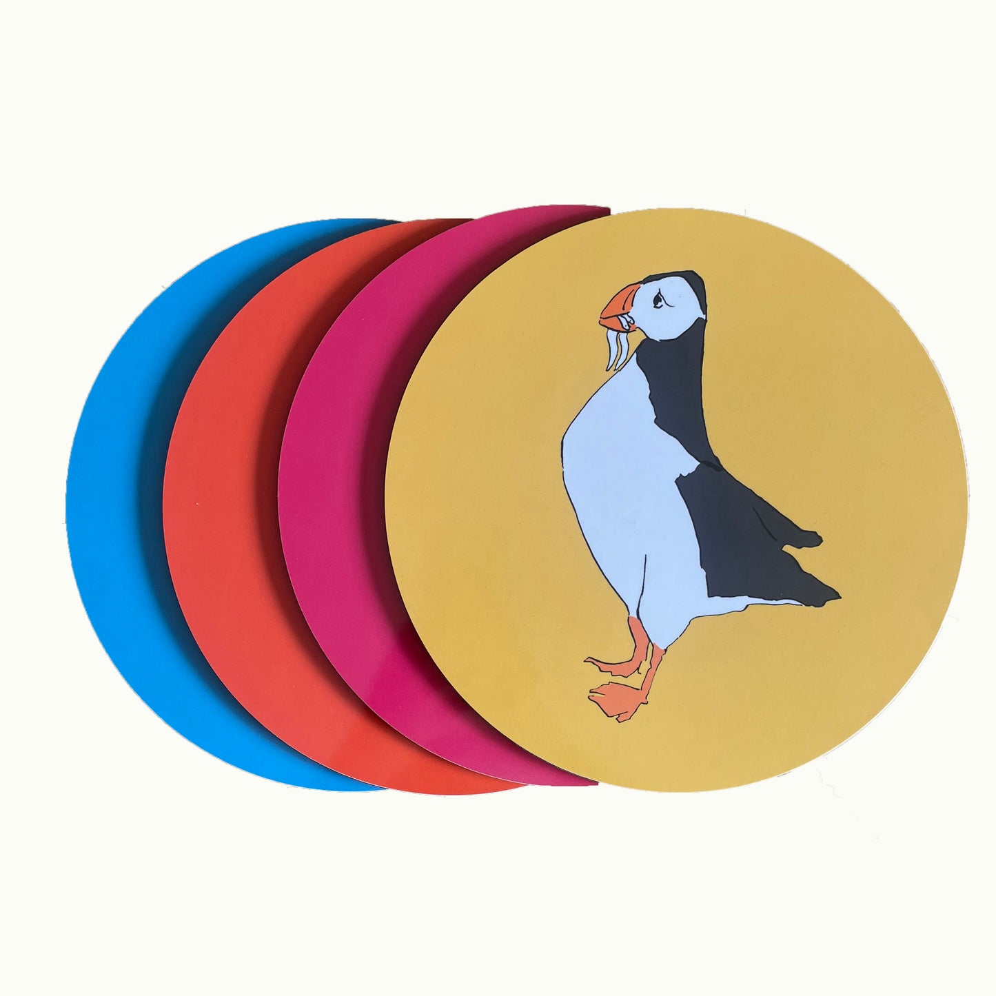 Set of 4 Colourful Placemats