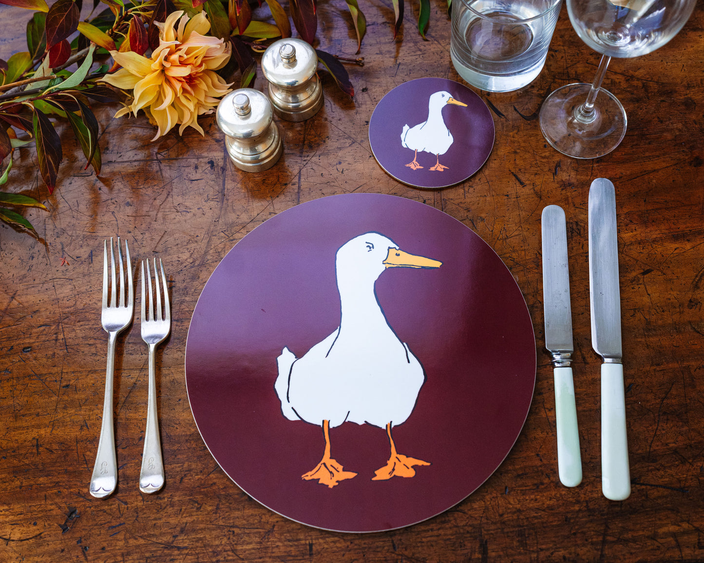 Duck Placemat & Coaster