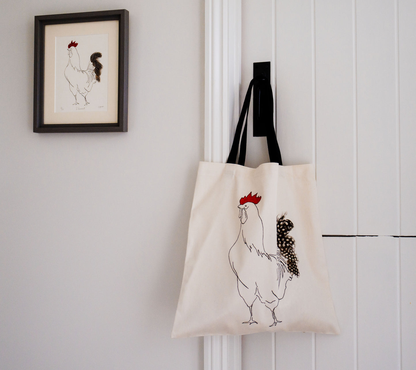 Cockerel Tote Bag