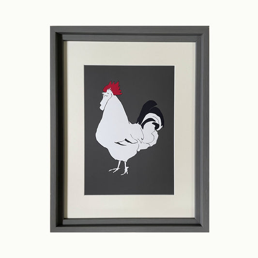 Grey Hen Giclée Print
