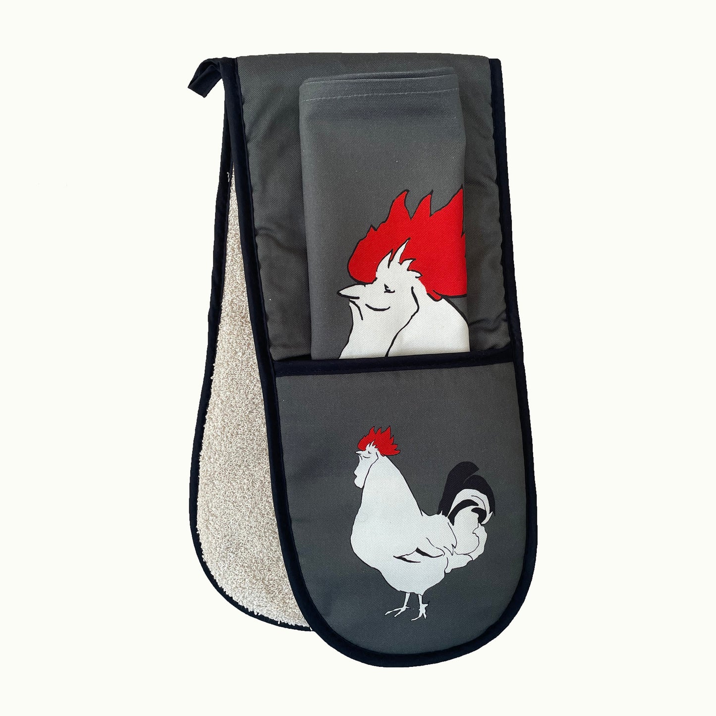 Oven Glove & Tea Towel Set