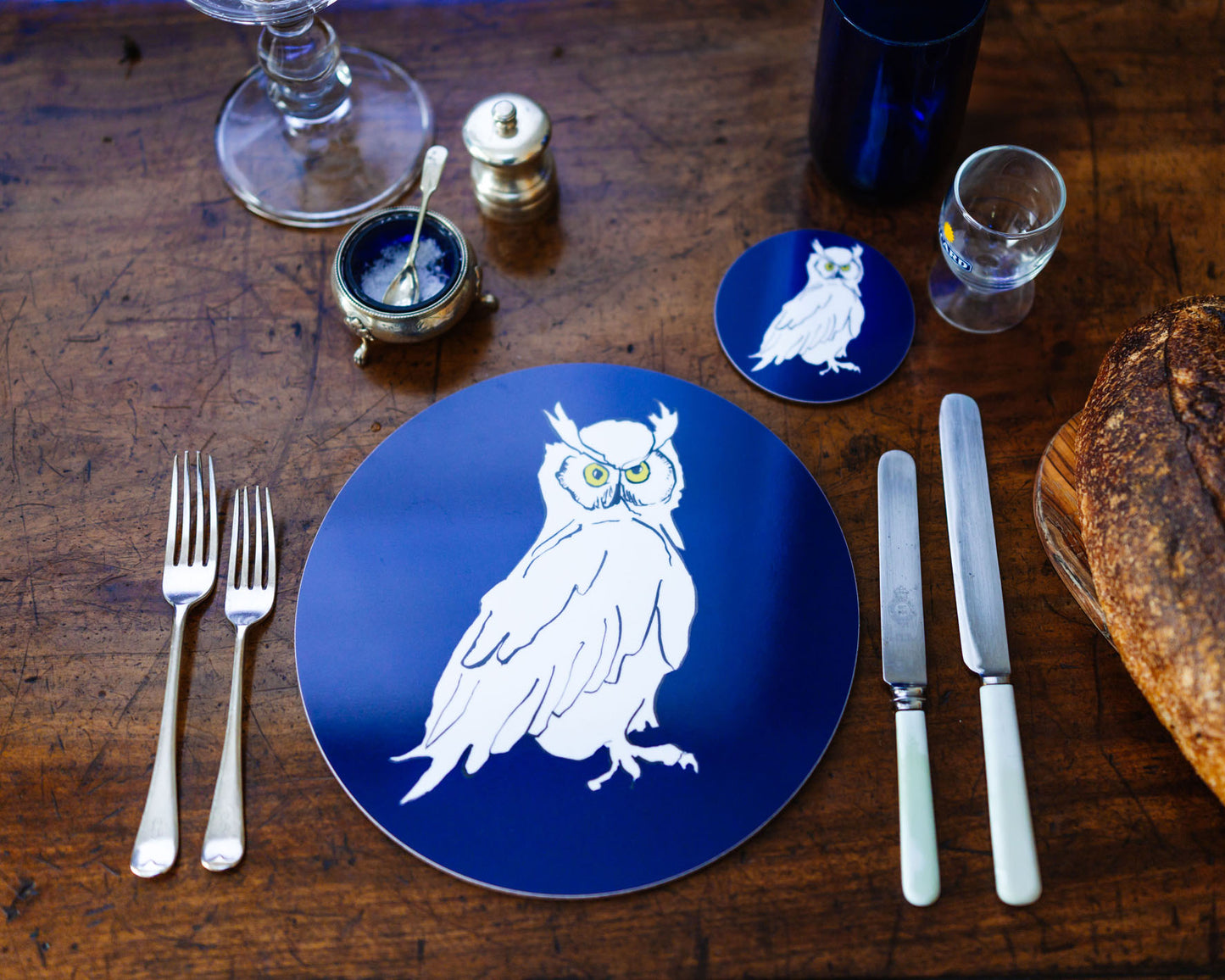Owl Placemat & Coaster
