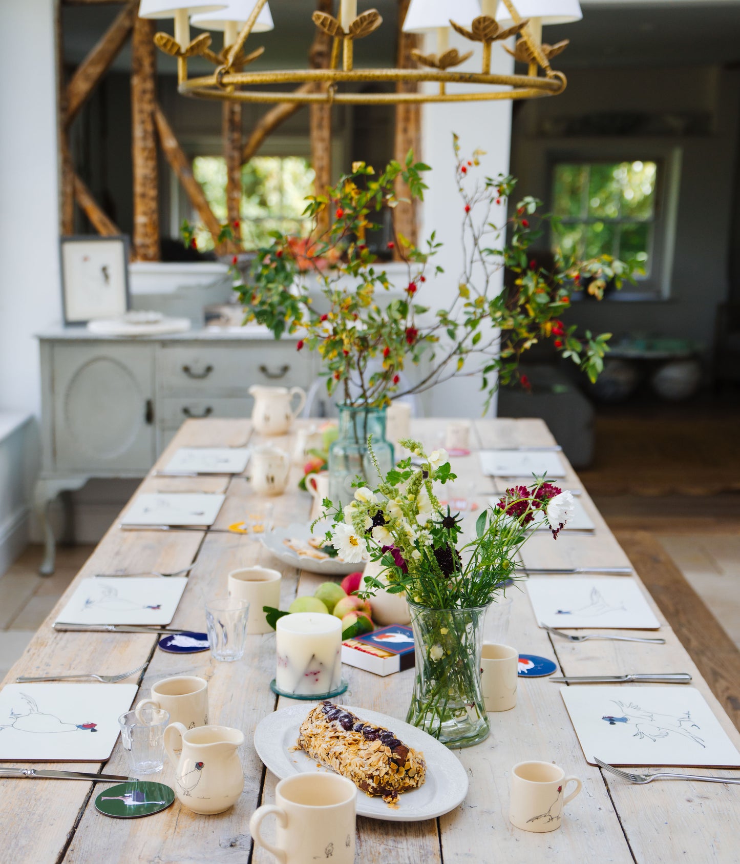 Pheasant Coasters set of four