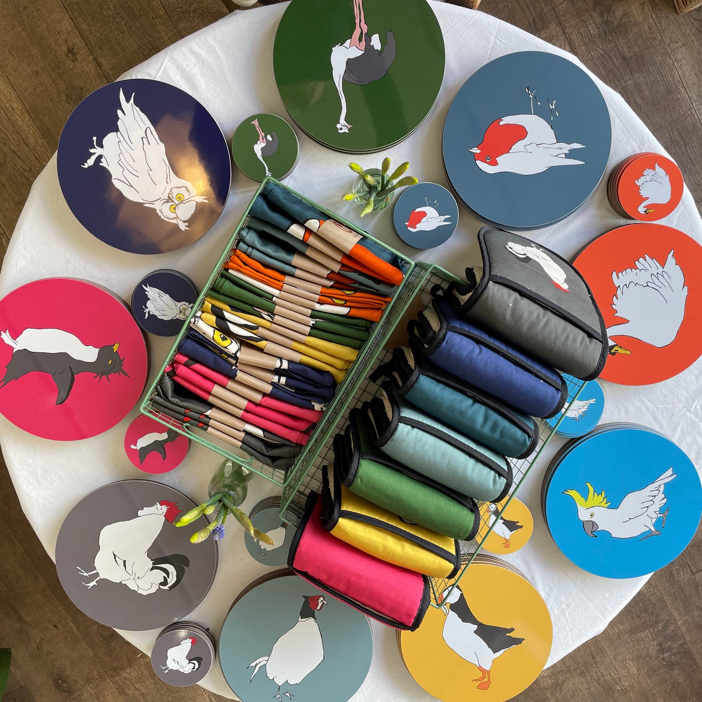 Set of 4 Colourful Placemats