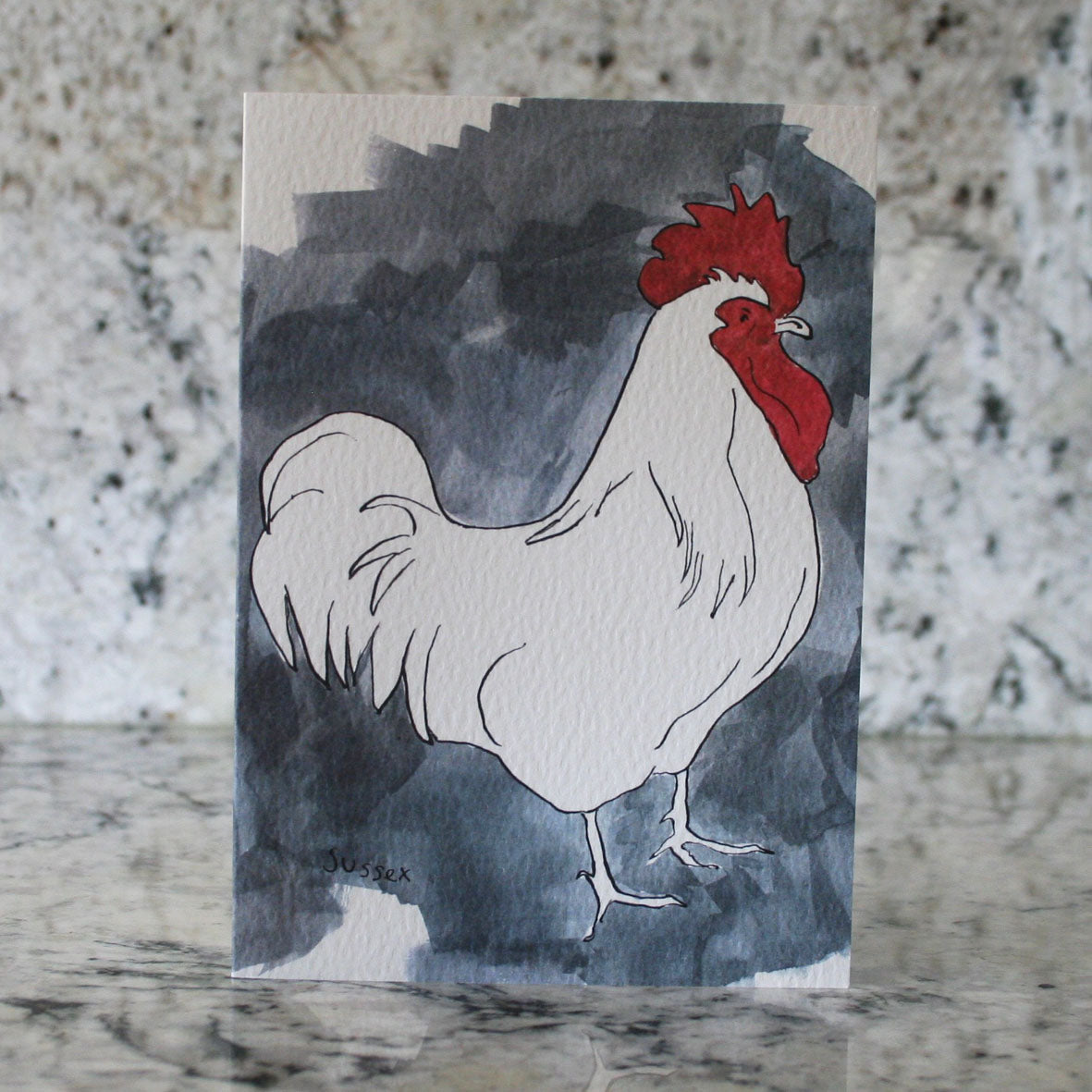 Box Set of 8 Hens Cards