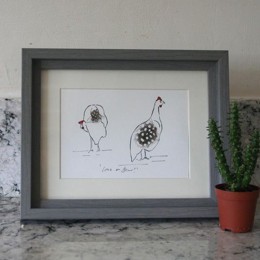 Guinea Fowl print