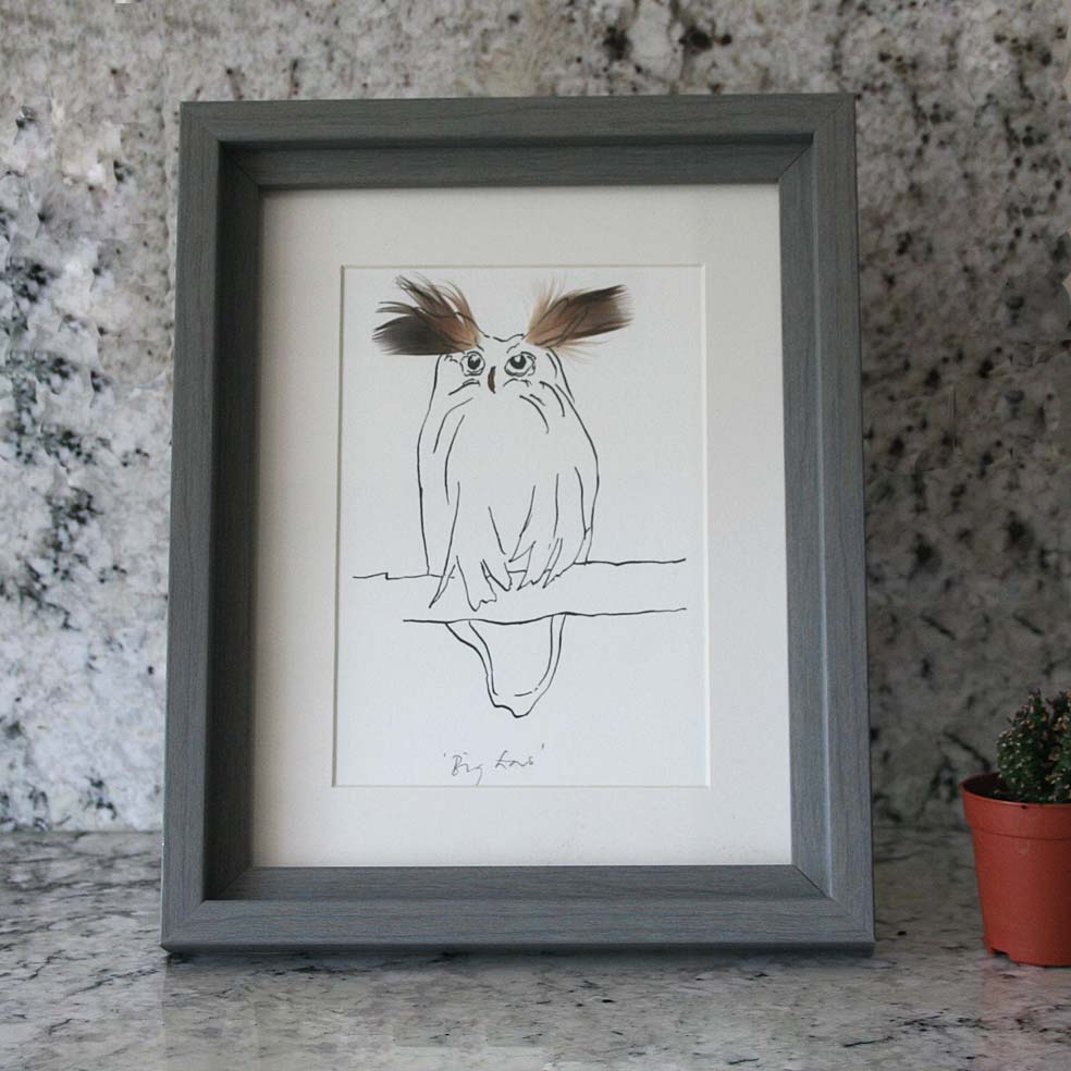 Owl Big ears Mini print