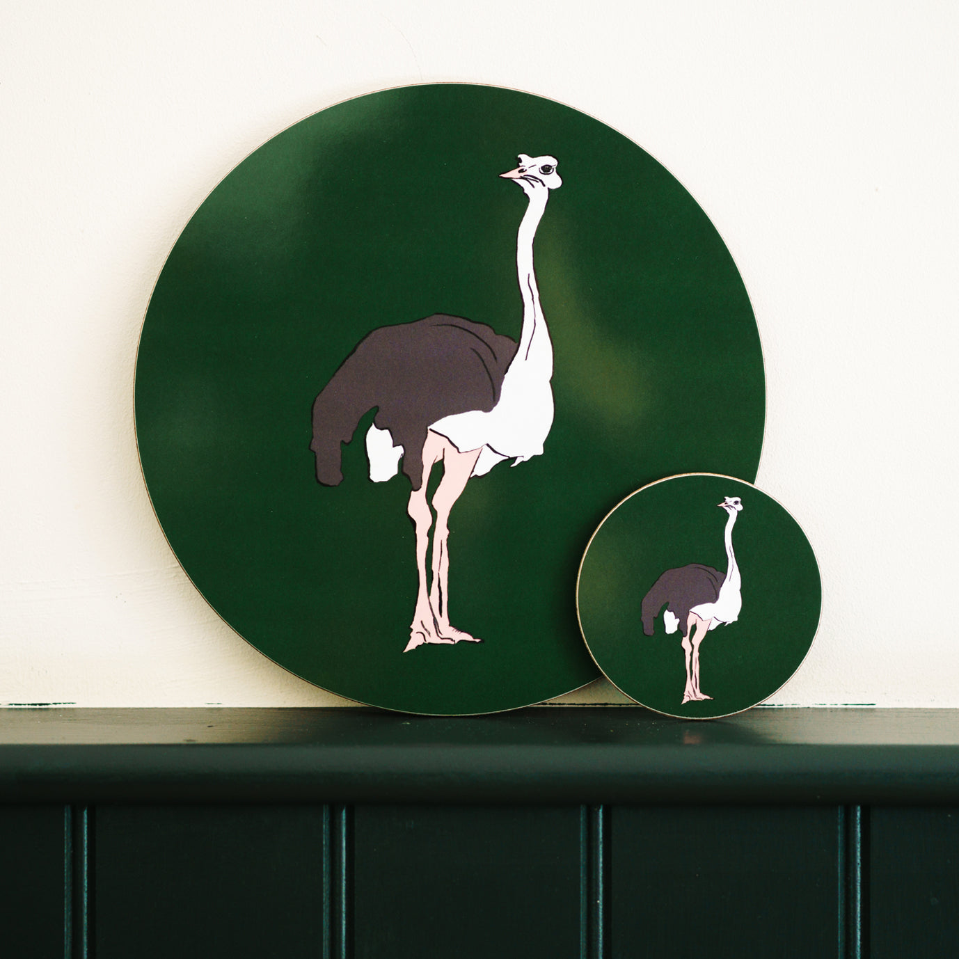 Ostrich Placemat & Coaster