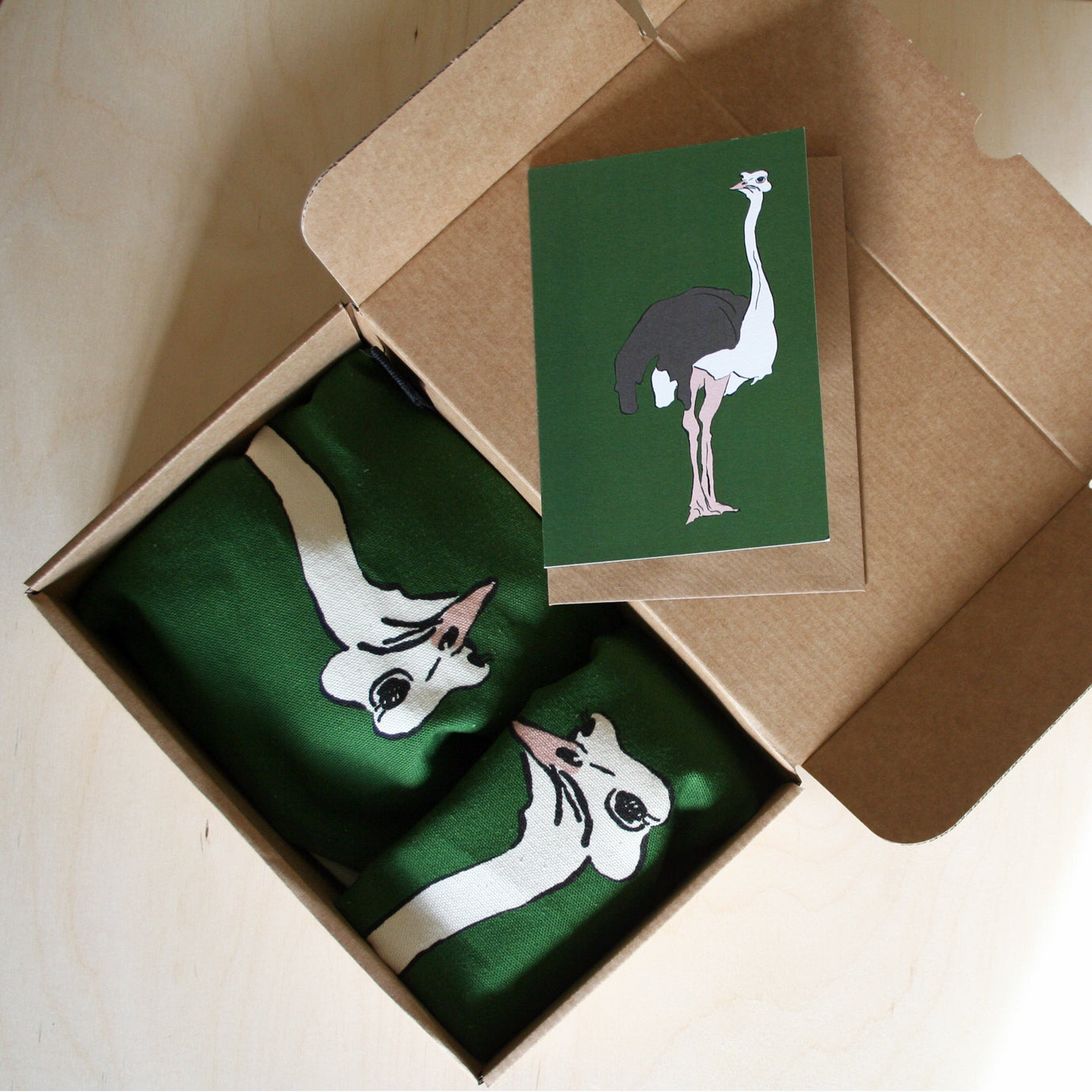 Ostrich Apron & Tea Towel Sets