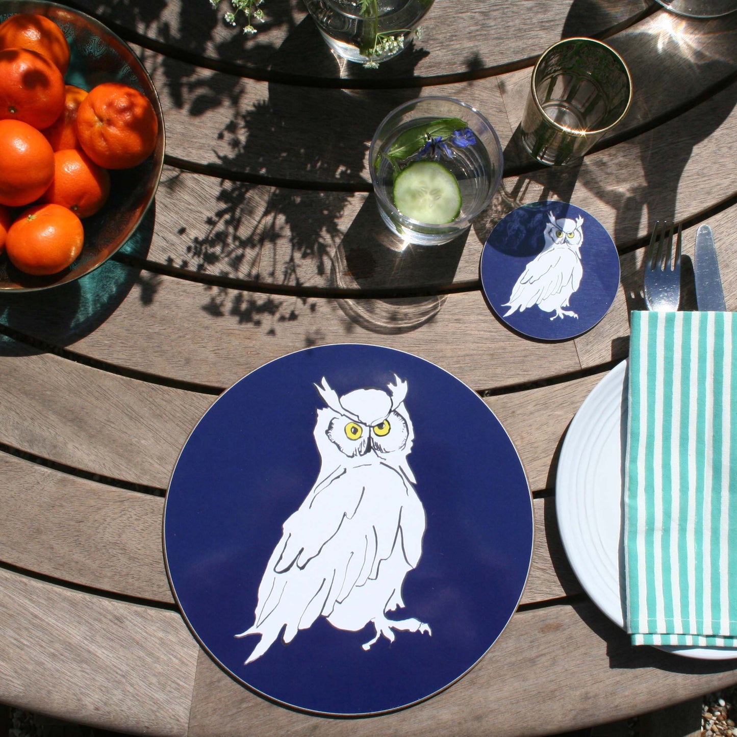 Owl Placemat & Coaster