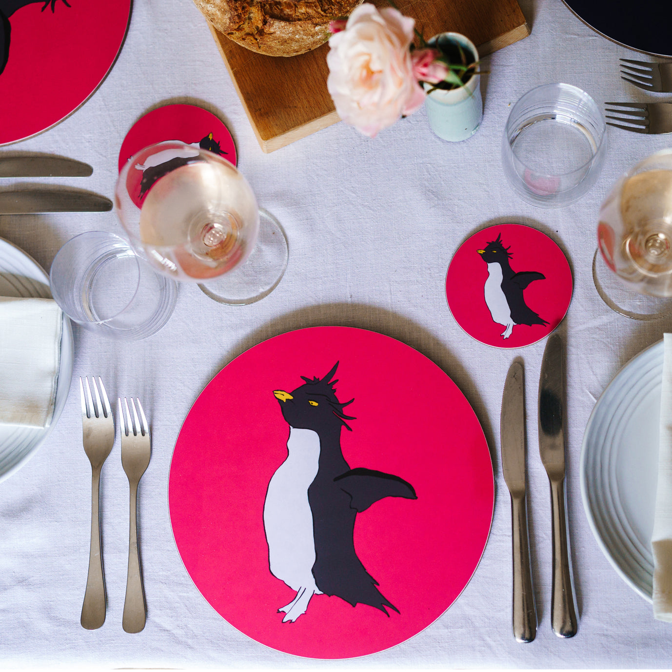 Penguin Placemat & Coaster