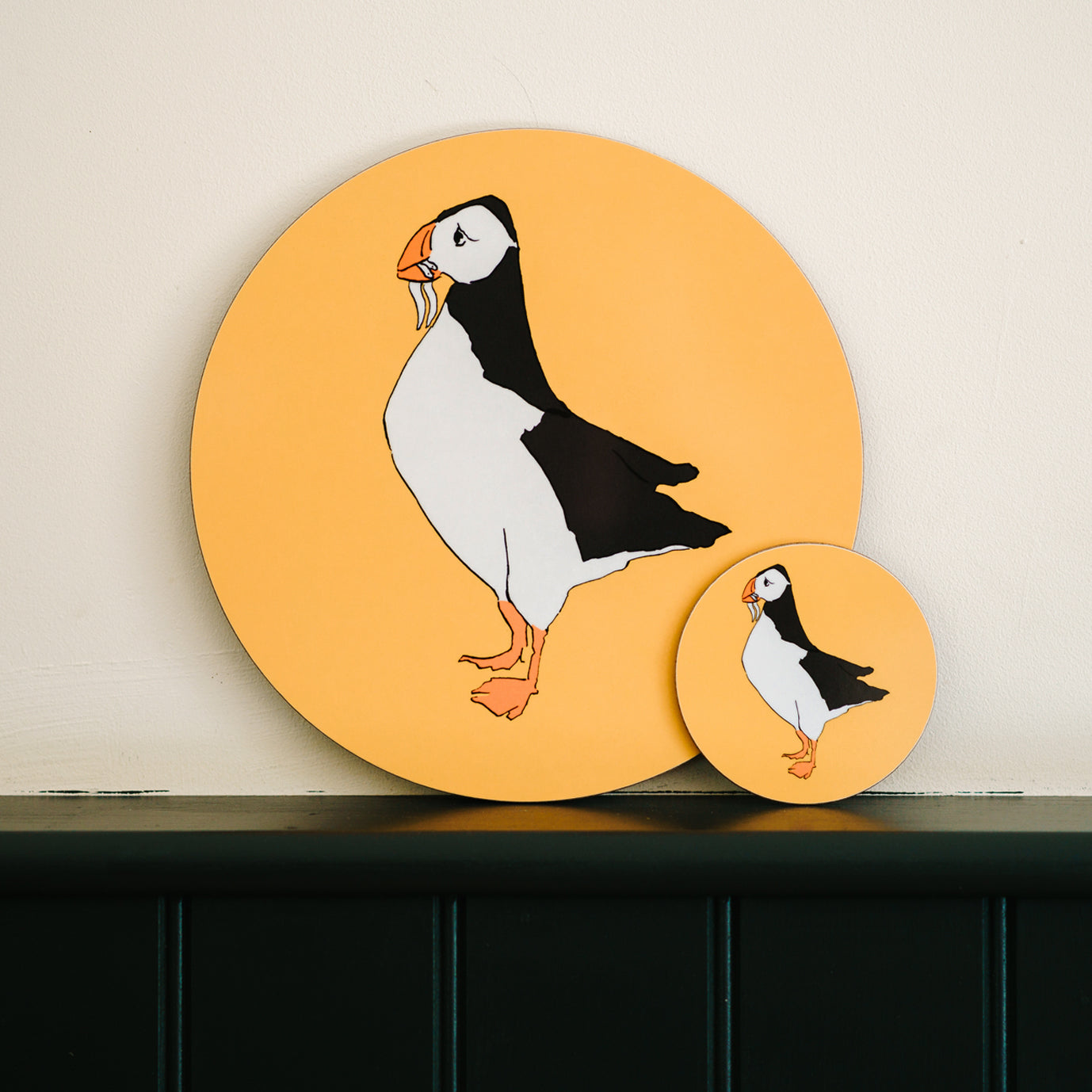 Puffin Placemat & Coaster