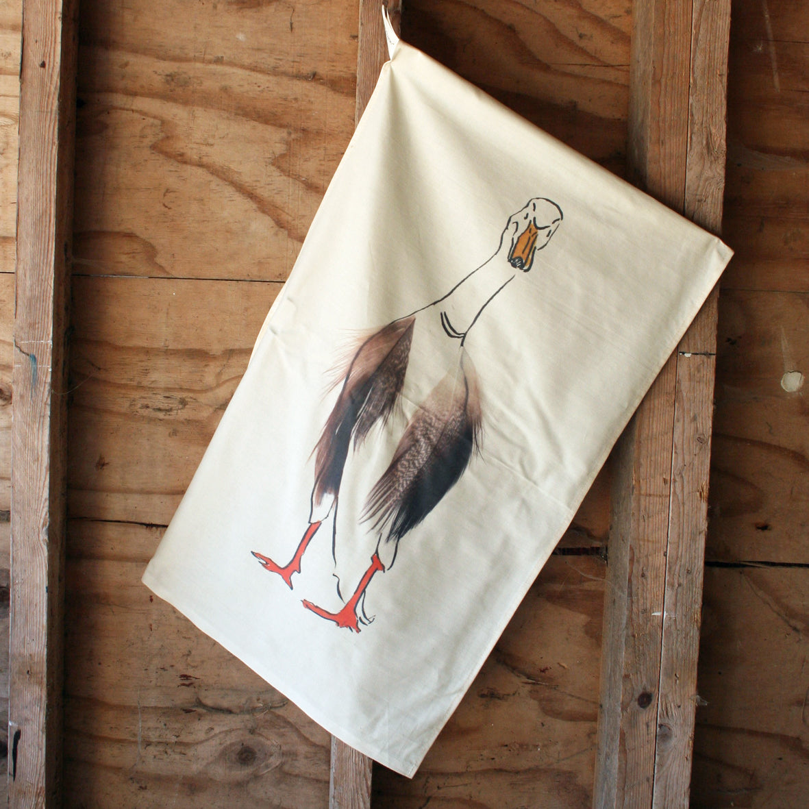 Runner Duck Tea Towel