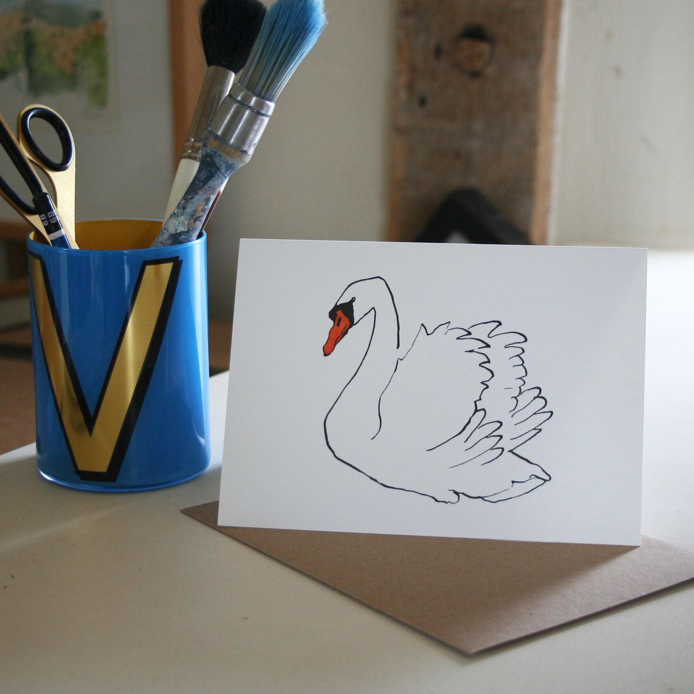 Swan card