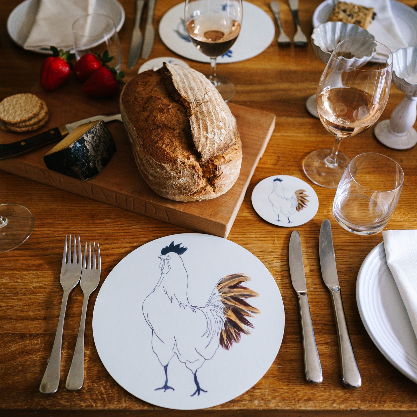 Chicken Placemats & Coasters