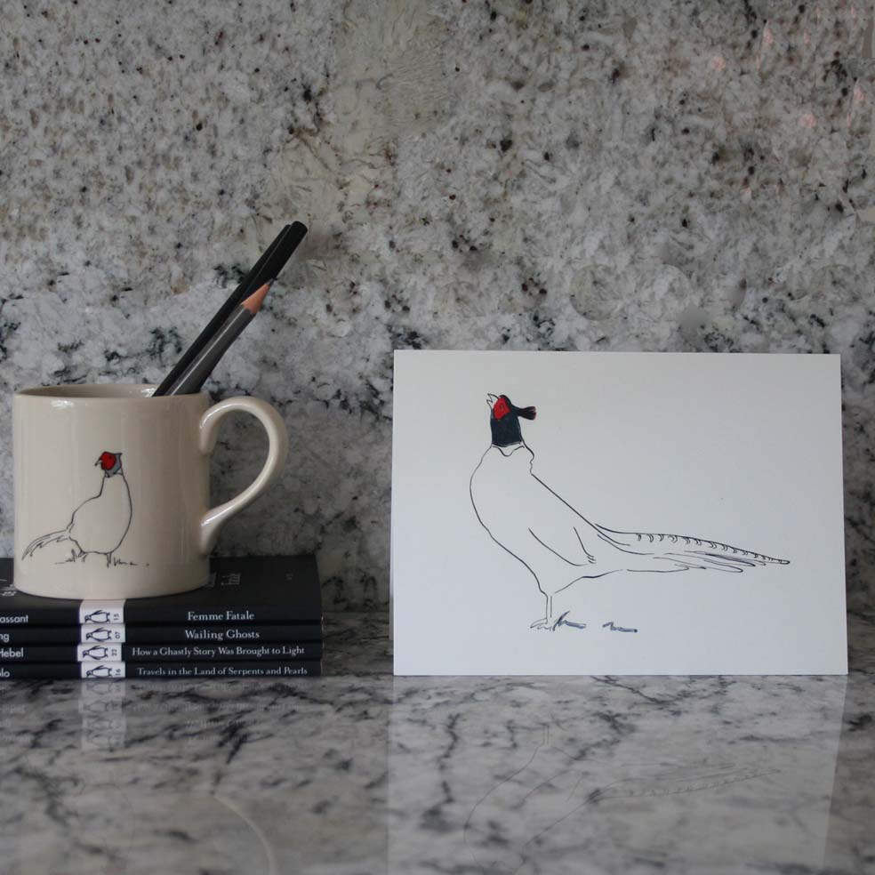 Pheasant Set of 6 cards in a Gift Box