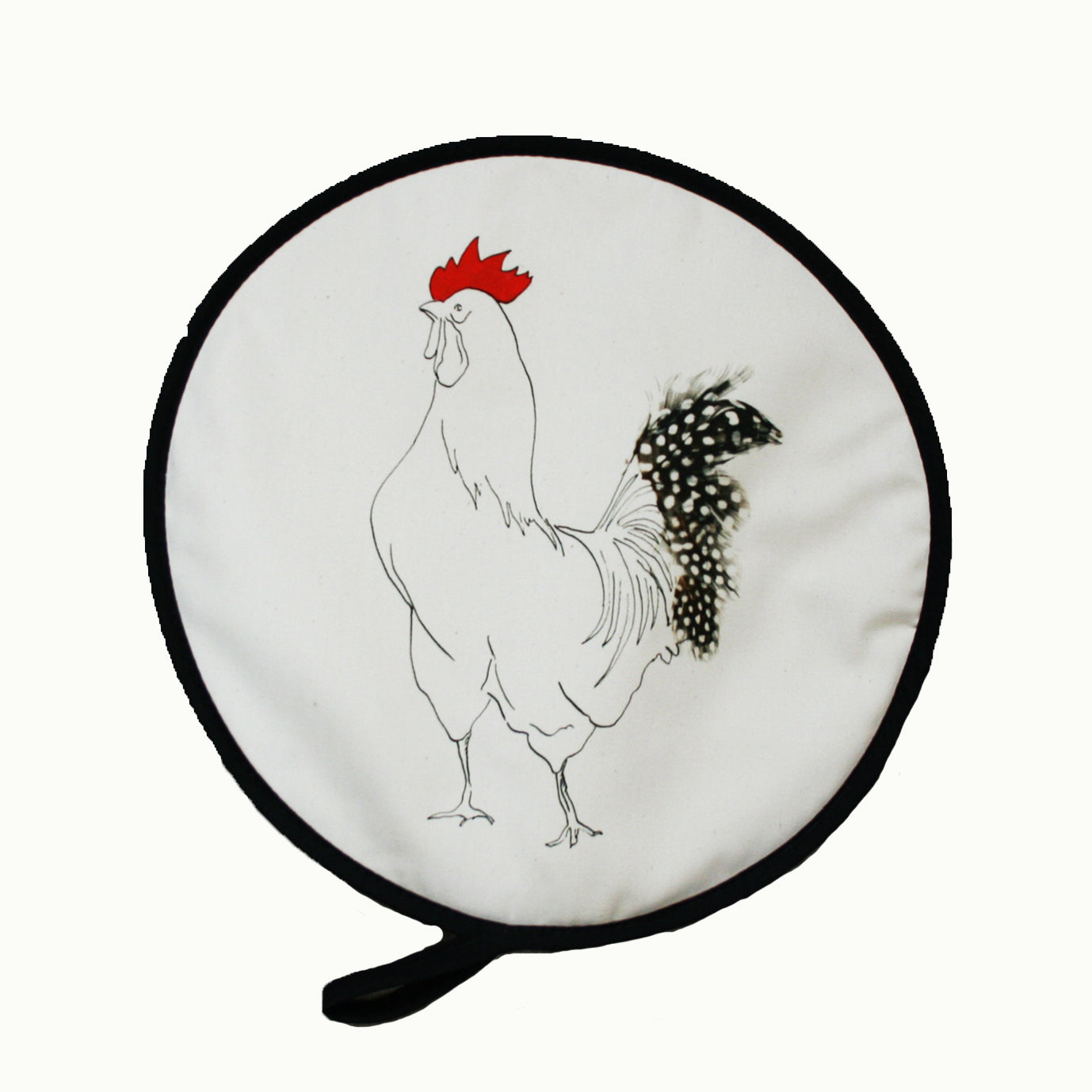 Chef pad with cockerel