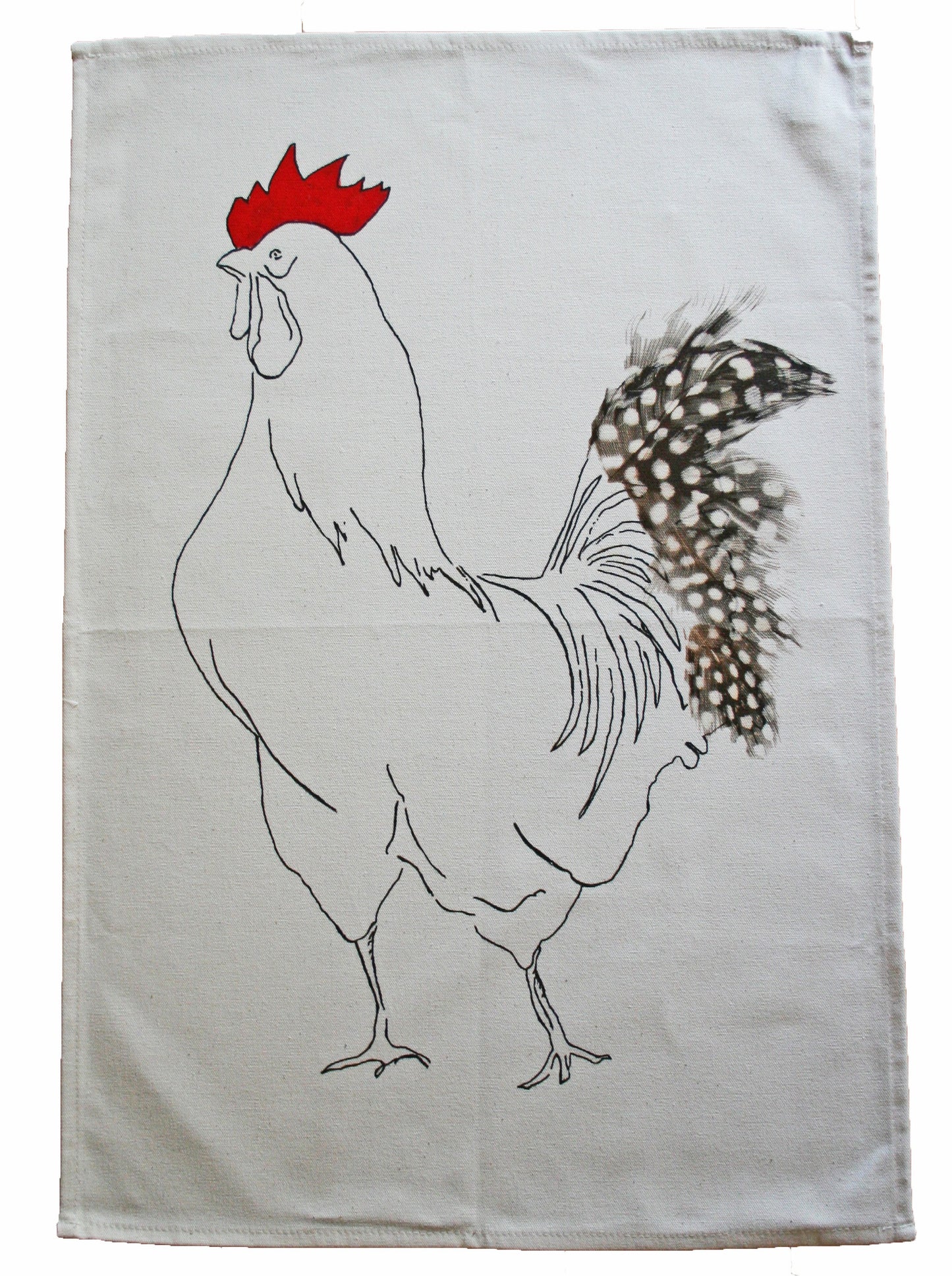 Edward Cockerel Tea Towel