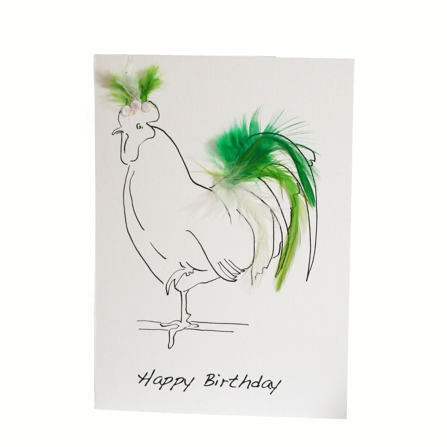 Festival Hen Birthday Card