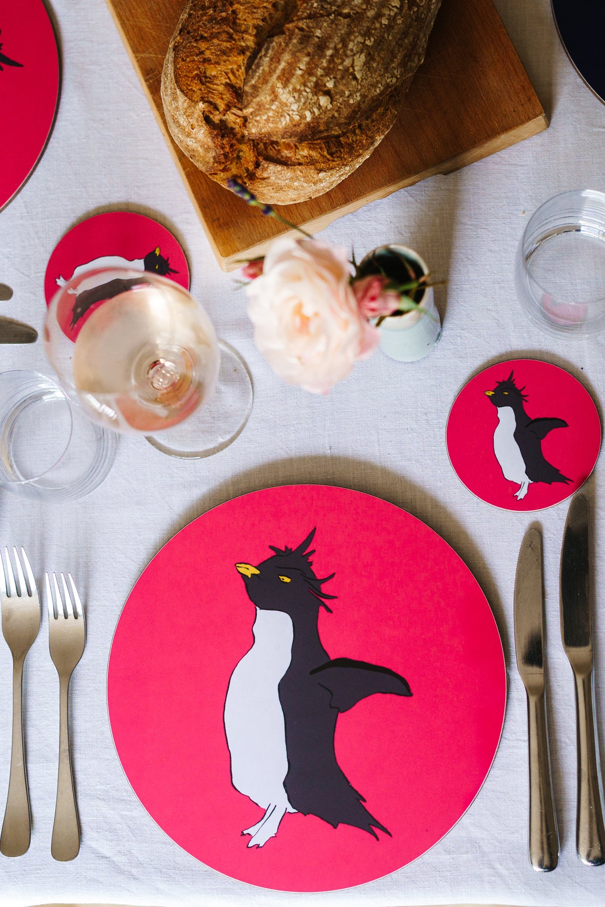 Penguin Placemat & Coaster