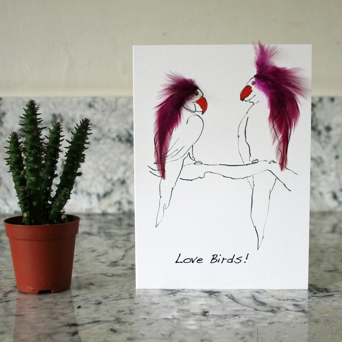 Valentine Love Birds Cards
