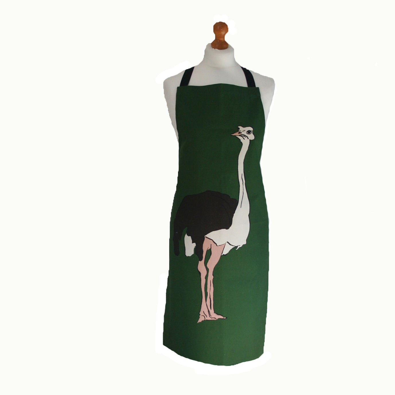 Ostrich Green Apron