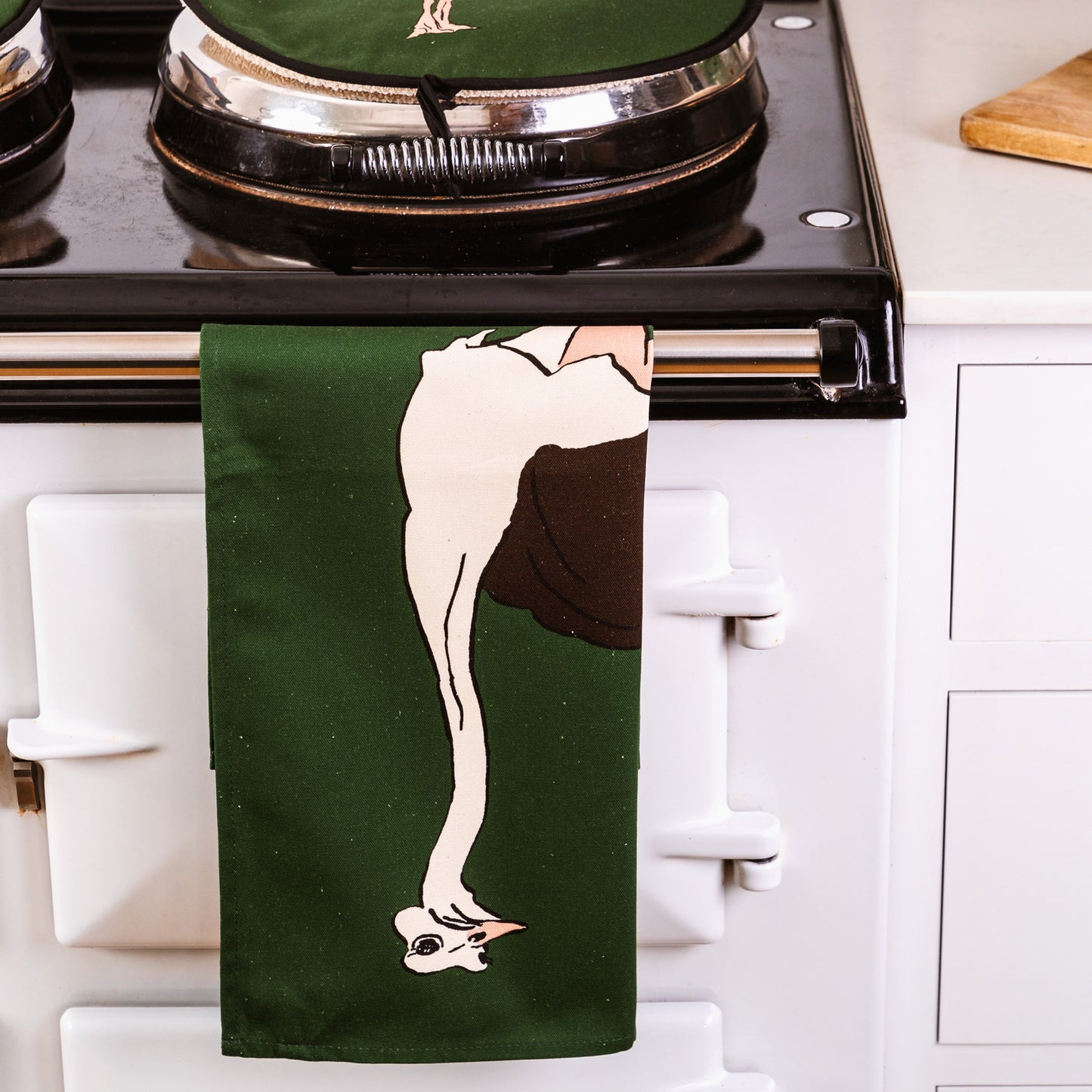 Ostrich Tea Towel