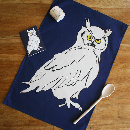 Owl Tea Towel