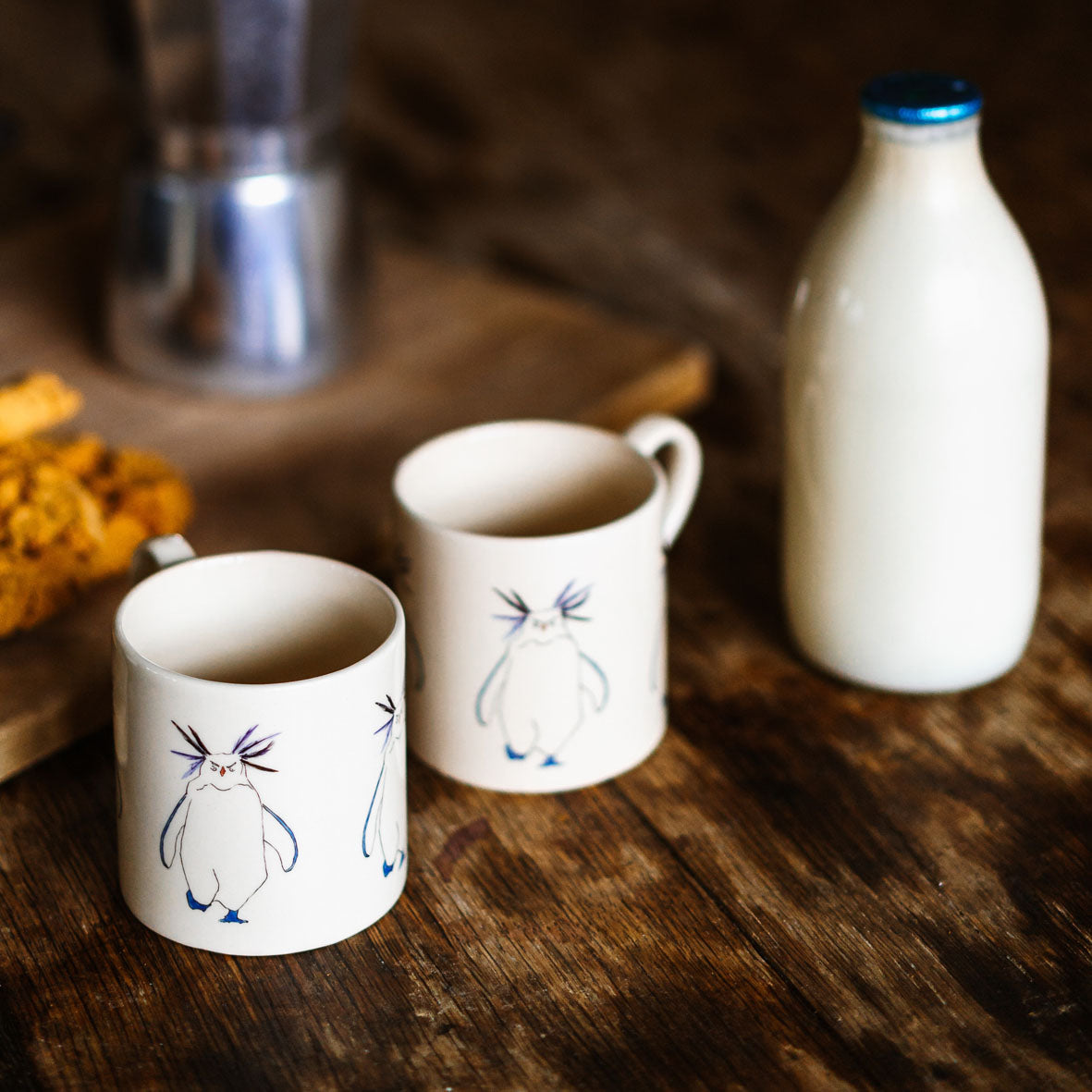 Rockhopper Penguin Mugs