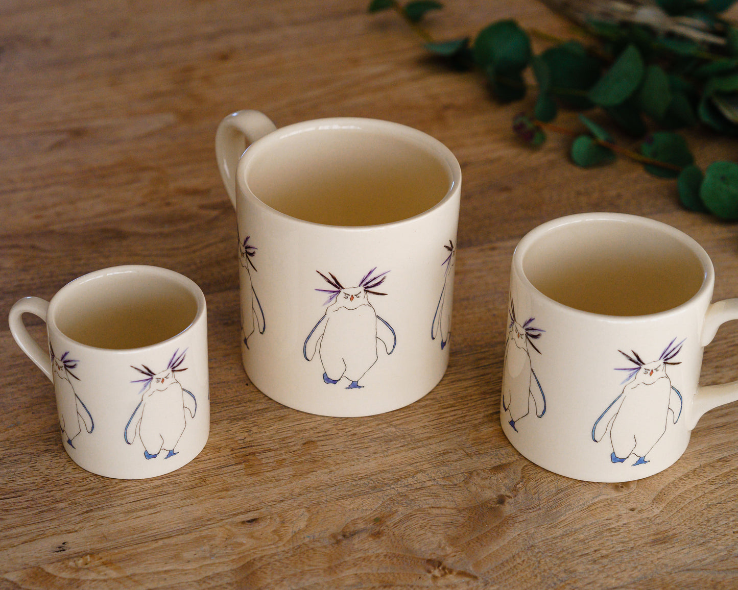 Rockhopper Penguin Espresso cups