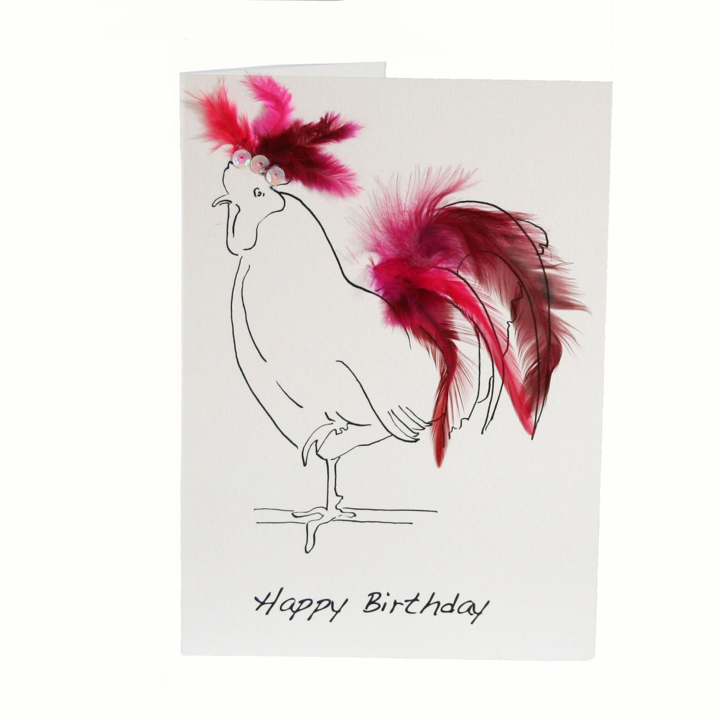 Festival Hen Birthday Card