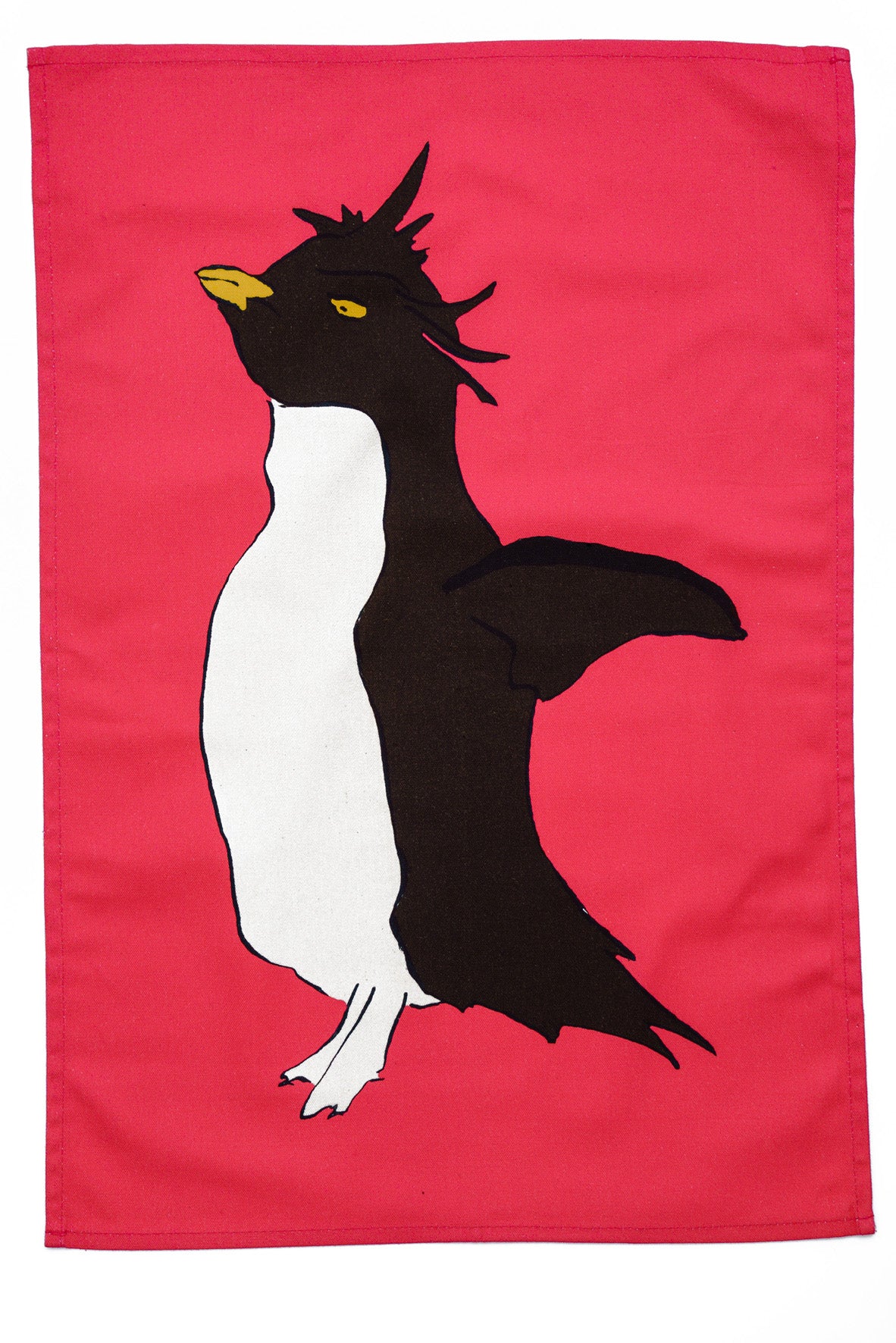 Penguin Pink Tea Towel