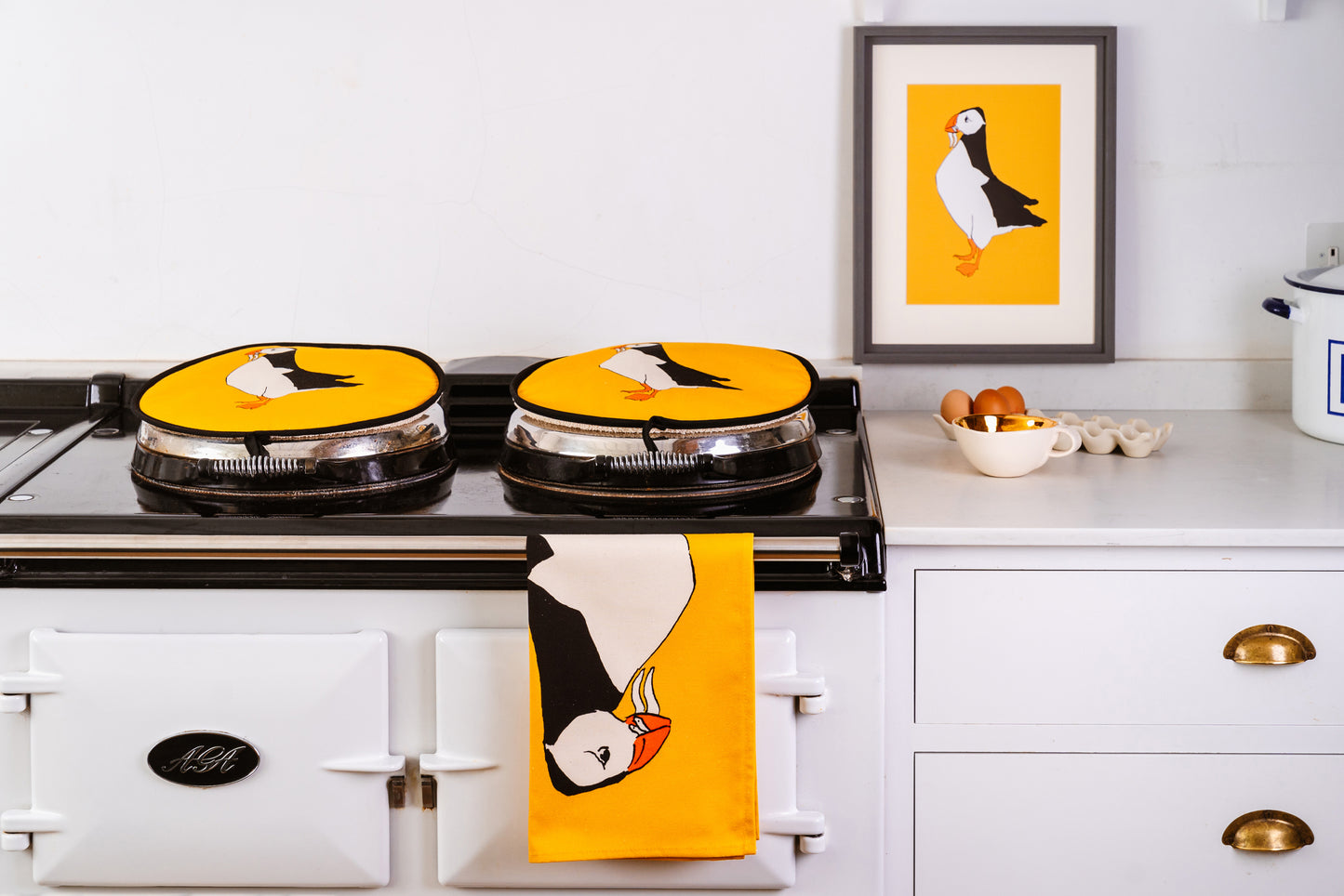 Puffin Tea Towel