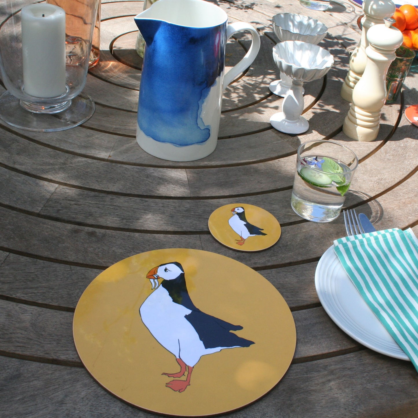 Puffin Placemat & Coaster