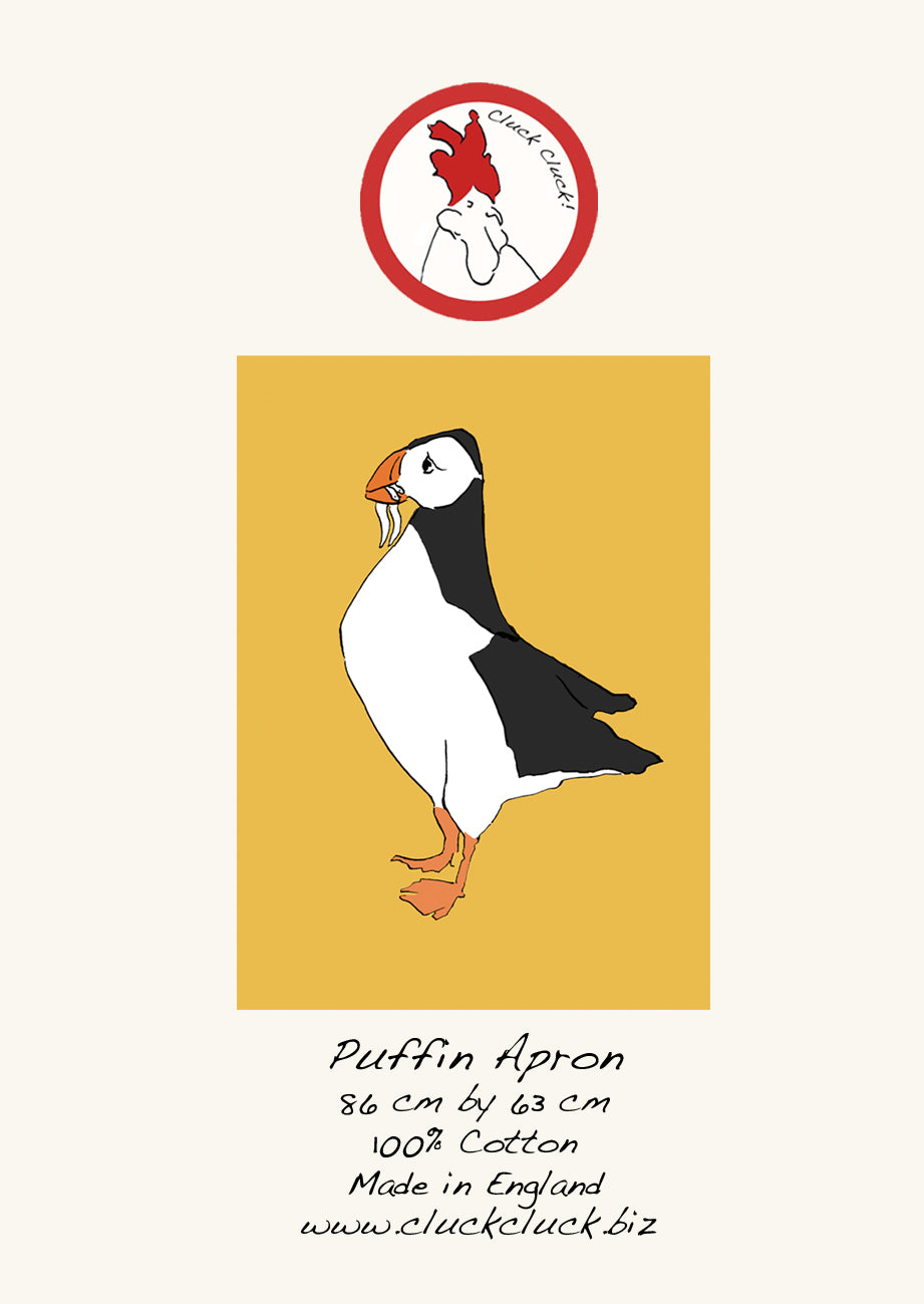 Puffin Yellow Apron