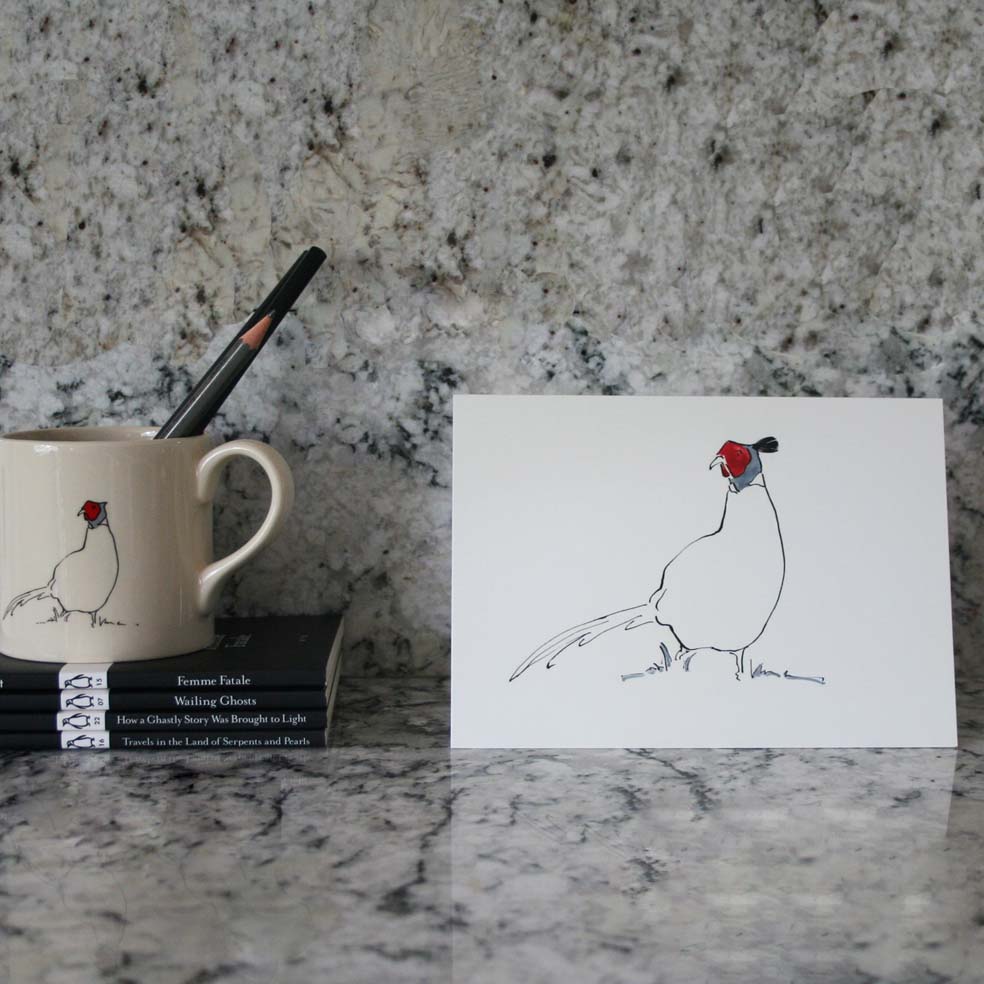 Pheasant Set of 6 cards in a Gift Box