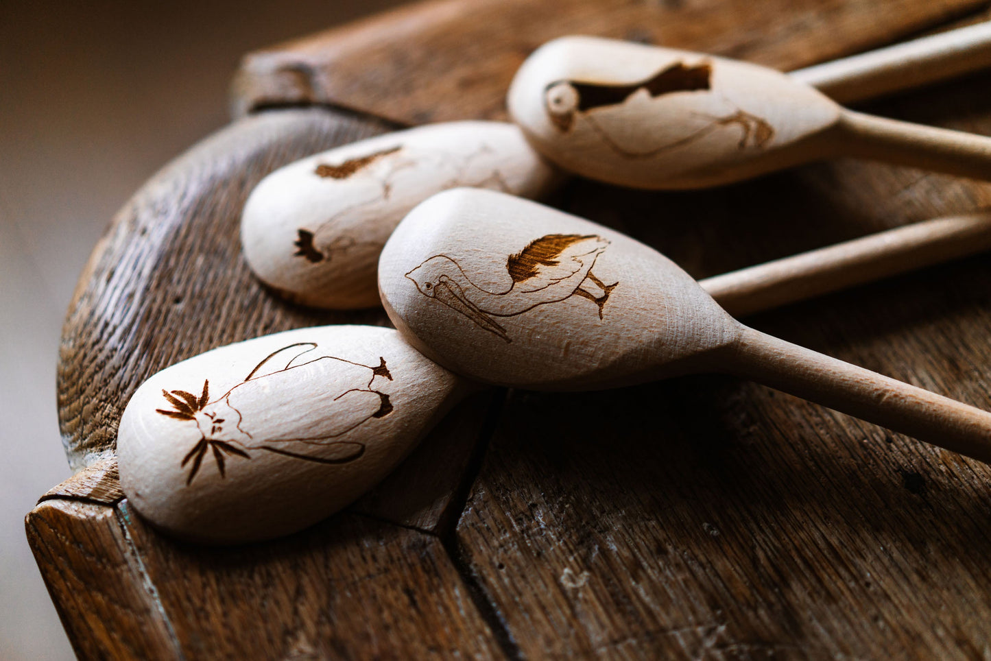 Pelican Wooden Spoon