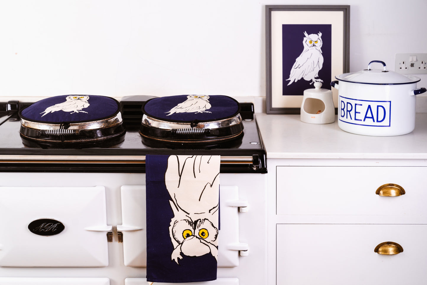 Aga Pads with Tea Towel set