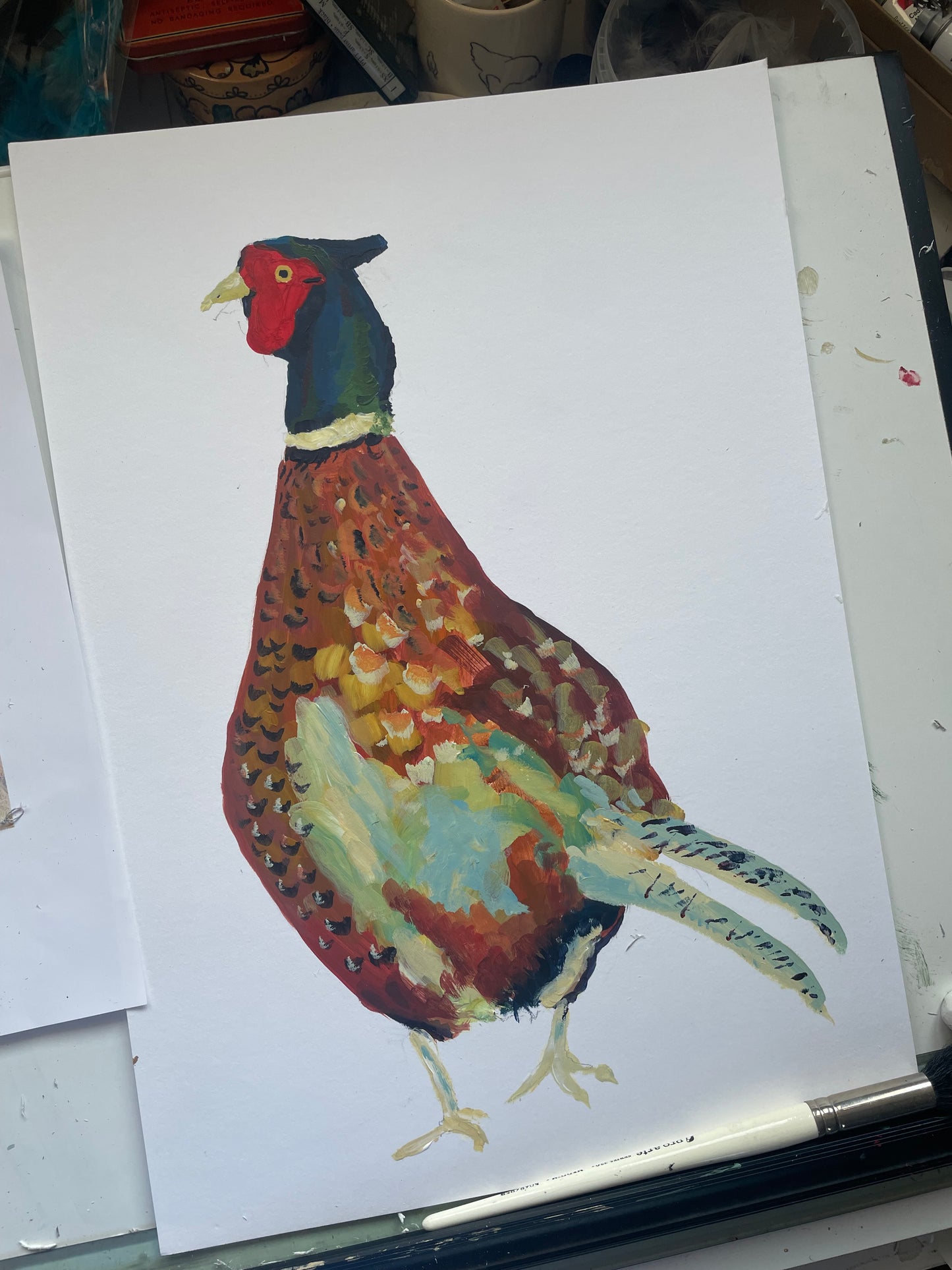 Pheasant Original Acrylic painting