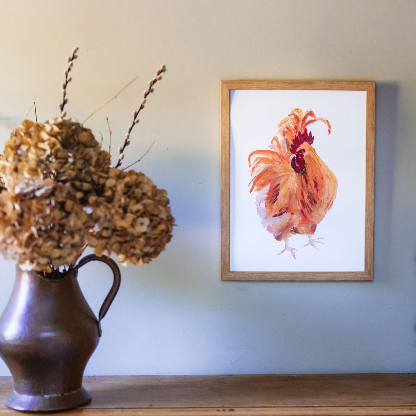 Buff Orpington Acrylic Giclée Print