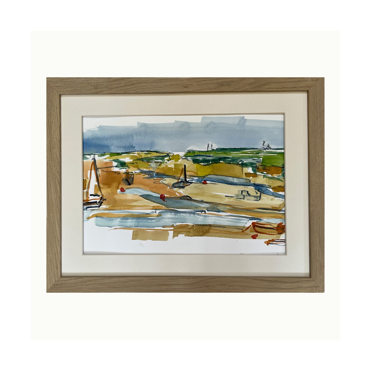 Norfolk, Burnham Overy Staithe Water colour