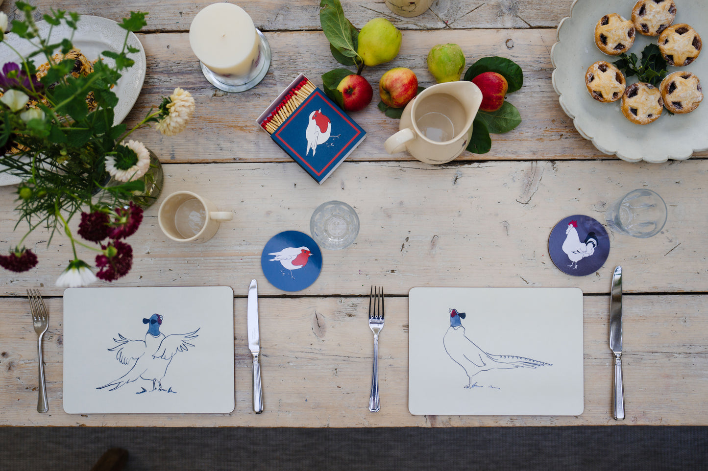 Pheasant Placemats set of four