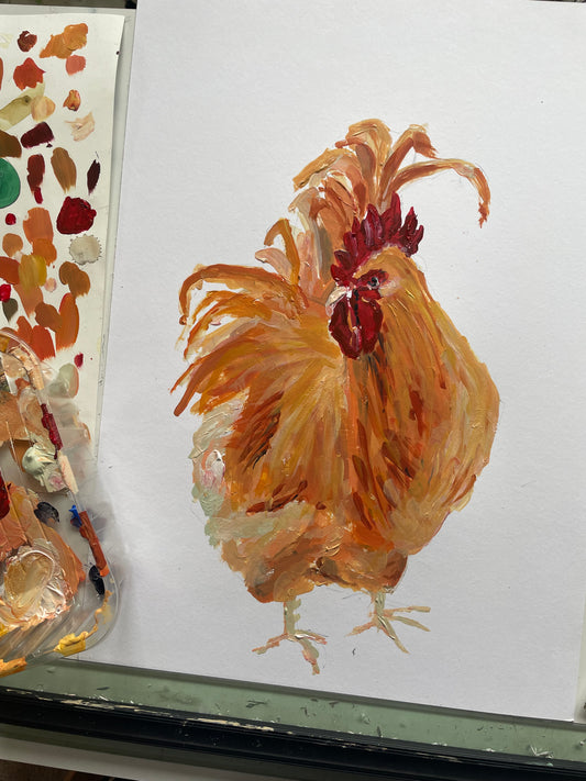 Buff Orpington Original Acrylic