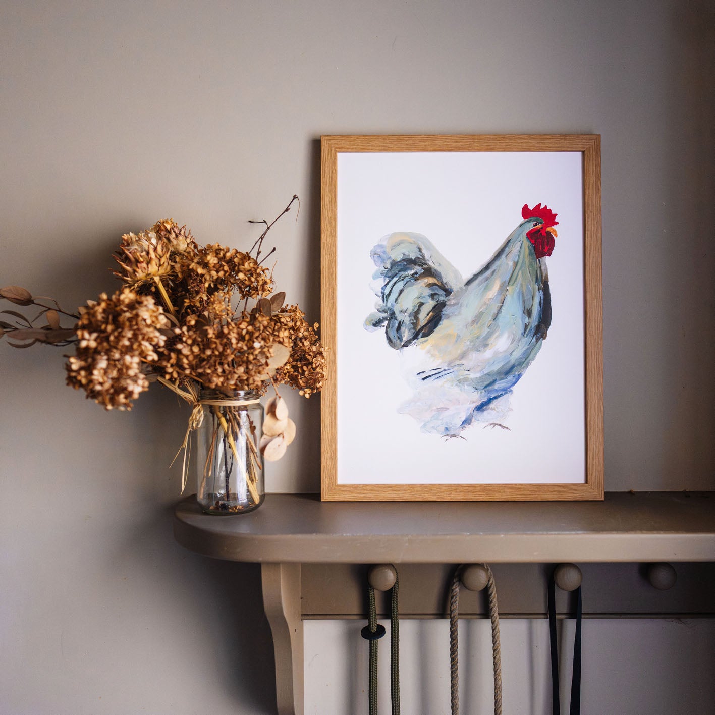 Cochin Hen Giclée Print
