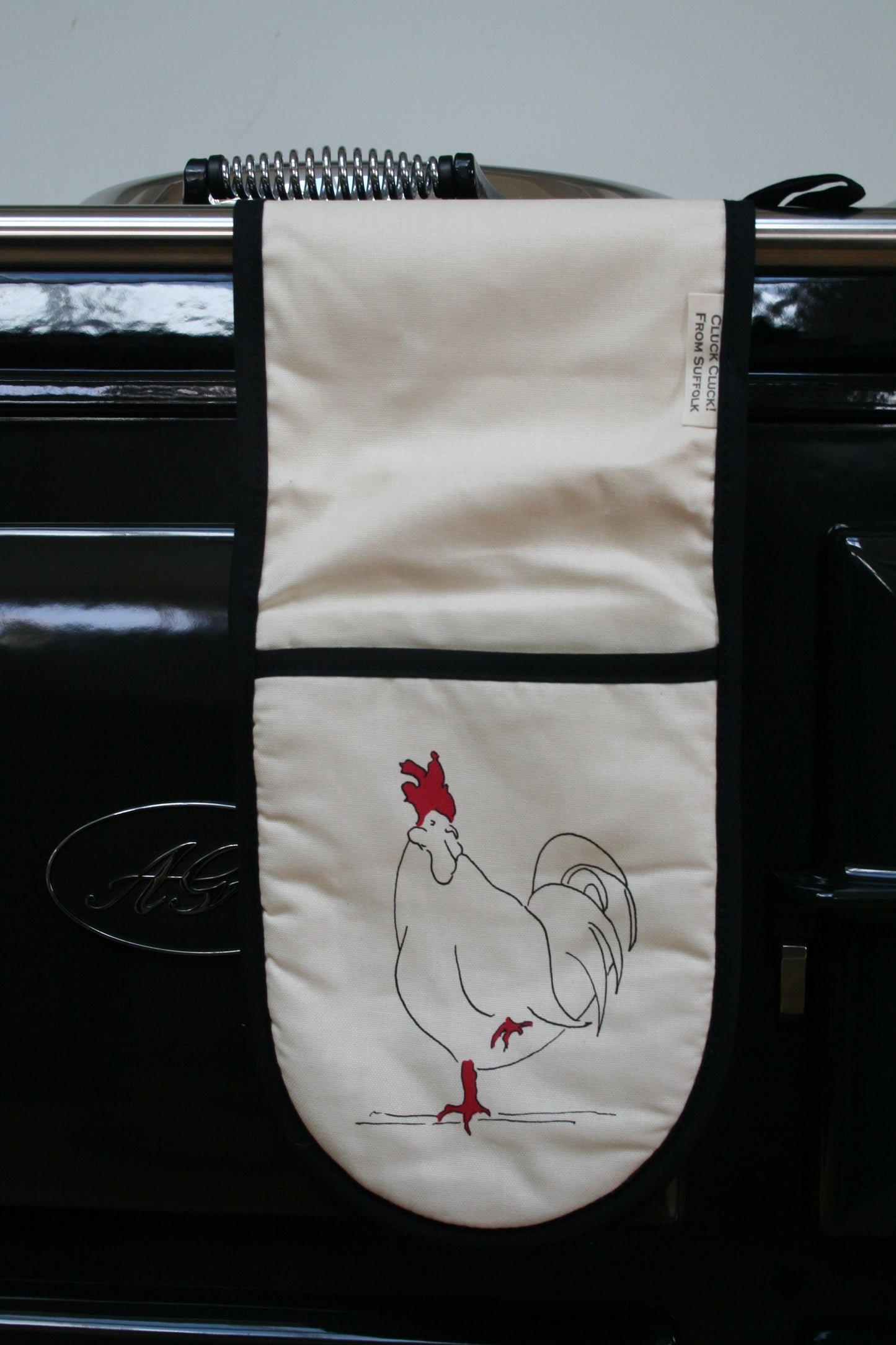 Black Chicken Oven Glove Set