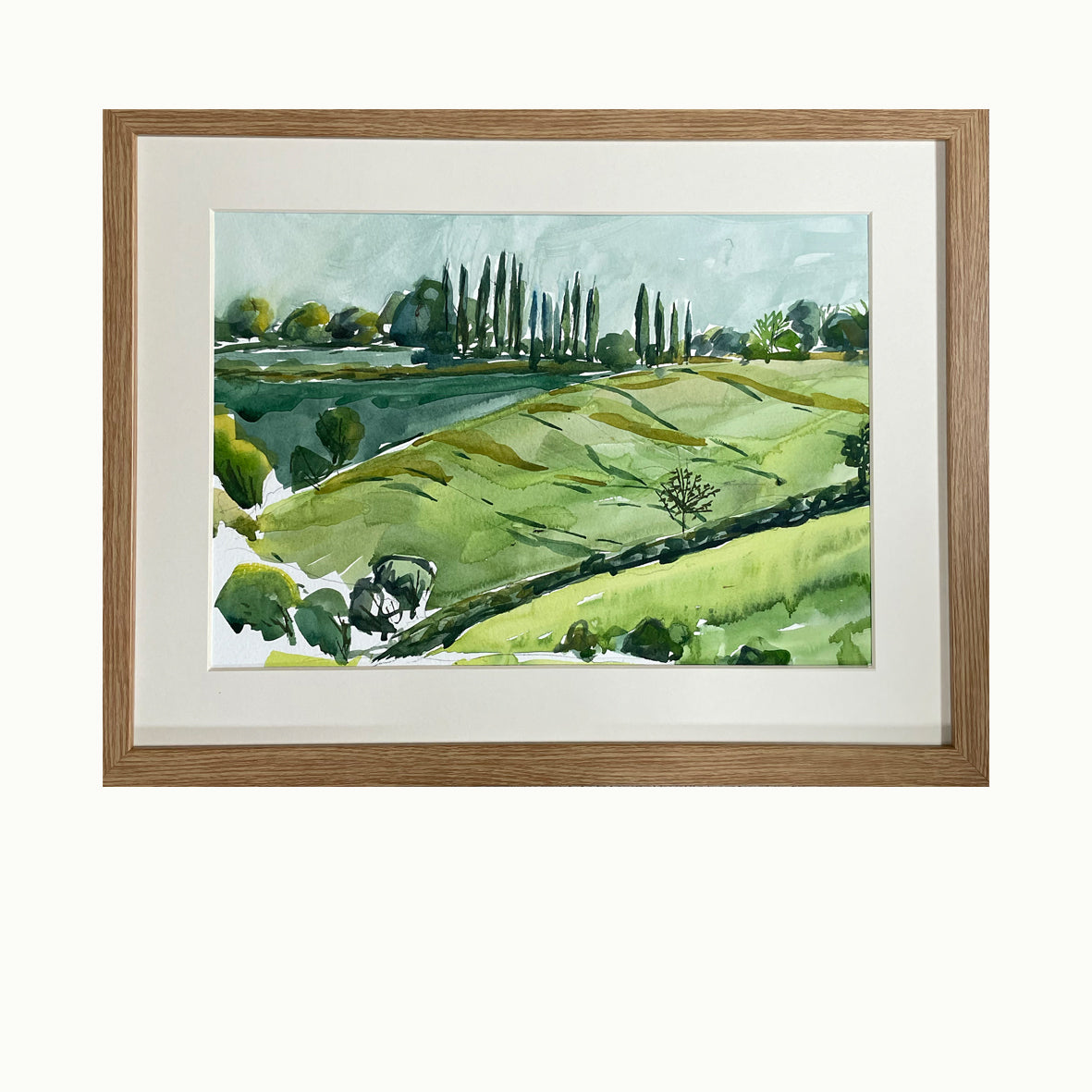 Offton, Suffolk Water colour