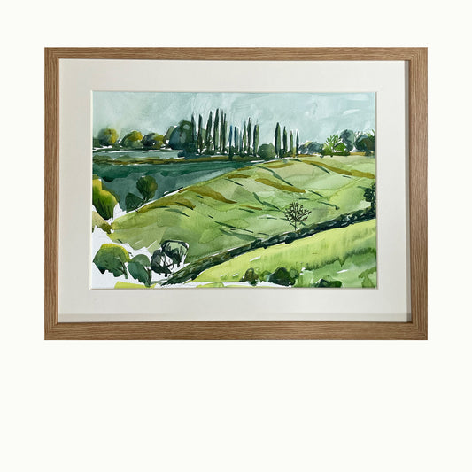 Offton, Suffolk Water colour